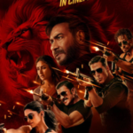 Singham Again Box Office Collection Day 2 movie poster featuring Ajay Devgn, Deepika Padukone, Akshay Kumar, and other main cast members.