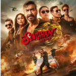 Singham Again Box Office Collection Day 3 – Movie poster featuring Ajay Devgn and the star-studded cast, showcasing record-breaking box office success