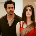 A scene from Sanam Teri Kasam re-release featuring Harshvardhan Rane and Mawra Hocane, showcasing intense expressions from the movie